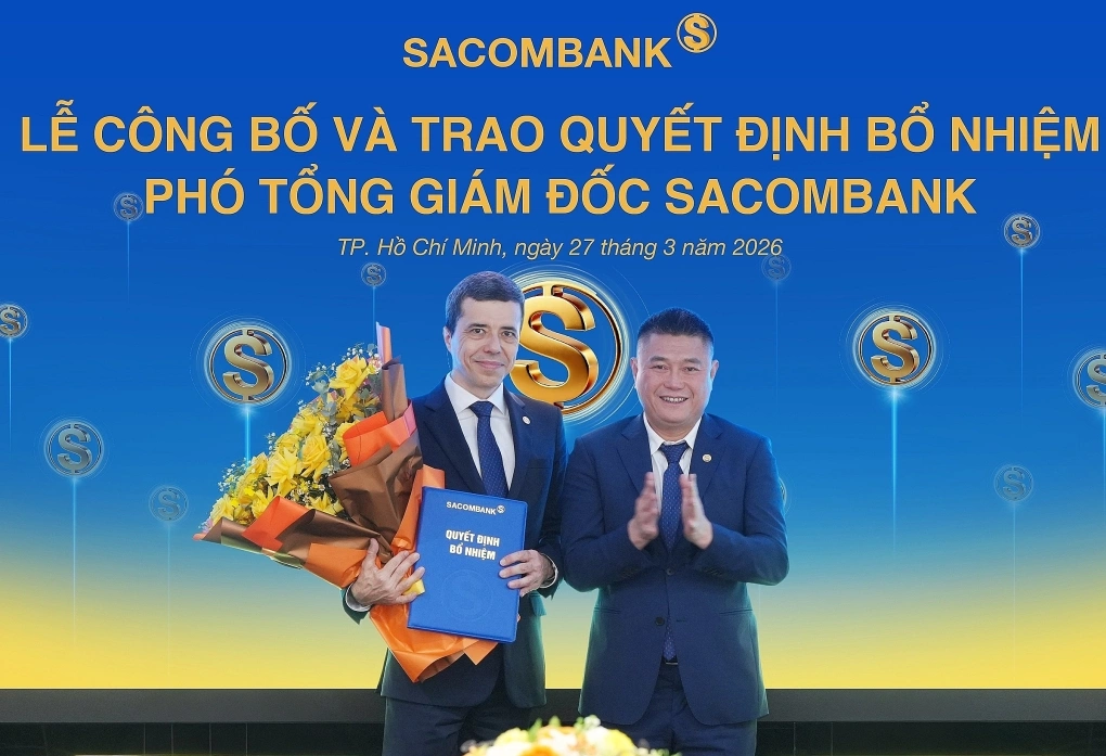 Cựu CEO SeABank làm phó tổng giám đốc Sacombank